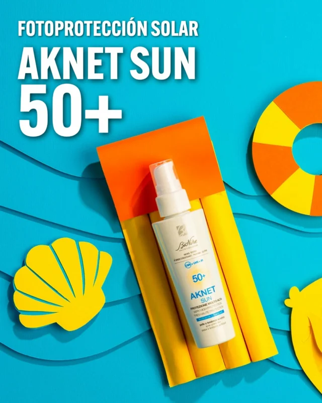 ☀️ ¡Protege tu piel del sol sin preocuparte por el acné! ☀️

Con Aknet SUN 50+, disfruta del sol con la confianza de estar cuidando tu piel mixta o grasa con tendencia acneica. 💧💥

🔹 Alta fotoprotección UVA-UVB-IR
🔹 Textura ligera, no grasa y con efecto matificante
🔹 Enriquecido con Nicotinamida: calma, regula el sebo y mejora marcas
🔹 Acción prebiótica y antioxidante
🔹 Ideal para adolescentes y adultos
🔹 Water resistant & sin perfume 🌿

👩‍⚕️ Formulado con tecnología Network Expert, potencia los filtros solares y combate los radicales libres.
📦 Presentación: tubo 50 ml
🕒 Uso diario

✨ Tu aliado solar si tu piel es grasa o con tendencia al acné.
📍 Disponible en farmacias dermatológicas y centros especializados.

#bionikespain #AknetSun #ProtecciónSolar #PielGrasa #Acné #Dermatología #SPF50 #CuidadoFacial #SkinCareRoutine